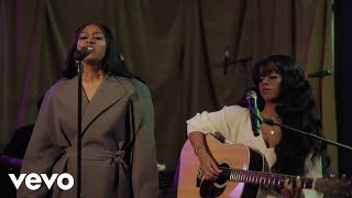 Jazmine Sullivan  Girl Like Me Live From the Tiny Desk Home Concert ft HER [upl. by Yelrac204]