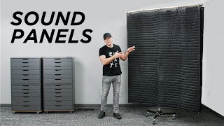 GIANT DIY Sound Blanket Panels For Better Audio and Lighting [upl. by Gerick]