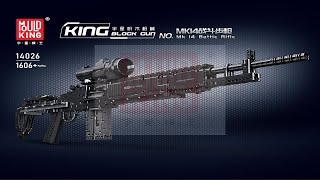 Mould King instructions  Mould King Gun  14026  MK14 Machine [upl. by Eutnoj]