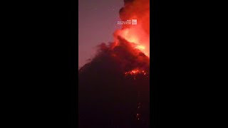 Eruption Halts Bali Travel [upl. by Nirtiak]