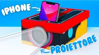 DIY  COME COSTRUIRE UN PROIETTORE PER IPHONE funziona davvero [upl. by Kassia288]