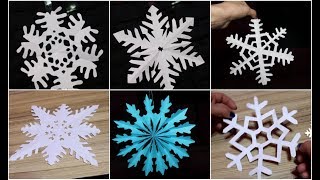 Kako napraviti pahulju od papira 7 nacina  DIY snowflake of paper 7 modes [upl. by Soalokcin412]