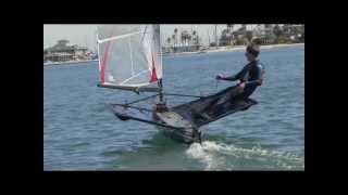 First Timing on a Moth  Learning to Hydrofoil [upl. by Nosaes]