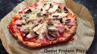 How to Maka a Quest Protein Pizza Recipe [upl. by Thorwald883]