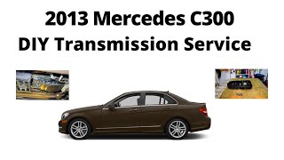 2013 Mercedes C300 W204 4Matic Transmission Service [upl. by Avner]