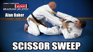 CSBJJ  Scissor Sweep  Alan Baker [upl. by Arayk739]