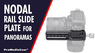 Nodal Rail Slide Plate with ArcaType Clamp for Panorama [upl. by Siari]