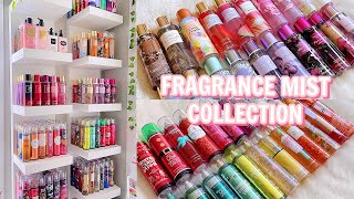 HUGE BATH amp BODY WORKS  VICTORIAS SECRET FRAGRANCE MIST COLLECTION amp HOW I ORGANIZE [upl. by Ribak]