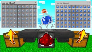 🦅 How To Make Automatic Water Bottle Filler  Minecraft Bedrock Redstone [upl. by Niroc347]