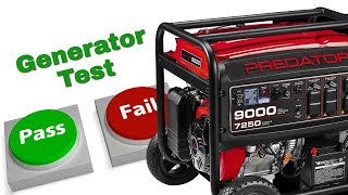 2023  Generator Review The Harbor Freight Predator 9000 [upl. by Pincas692]