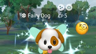 I caught a BadDog Guy Fairy Shiny 🤔 Pokemon go [upl. by Cote423]