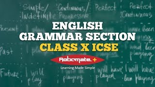 English Grammar Section for Class X ICSE Board Exam 2019 [upl. by Joash]