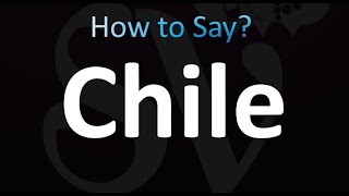 How to Pronounce Chile Correctly [upl. by Solita28]