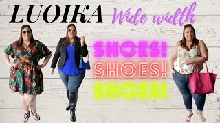 LUOIKA WIDE WIDTH SHOE REVIEW  SIZES 7W13W [upl. by Ahsiki269]