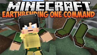 Minecraft  EARTHBENDING ONE COMMAND CREATION Roleplay [upl. by Reltuc]