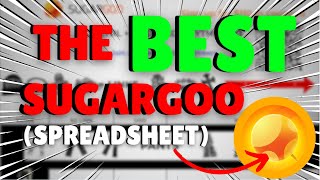 THE BIGGEST SUGARGOO SPREADSHEET 1000 items [upl. by Einalam]