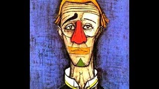 LE CLOWN 1957 GIANI ESPOSITO BERNARD BUFFET  LYRICS [upl. by Irrej468]