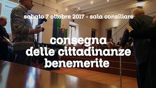 Il Comune di Brugherio assegna la cittadinanza benemerita a 10 persone [upl. by Edmea]