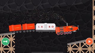 Epic Labo Brick Train Challenge Can It Conquer the Steep Bridge [upl. by Tebor]