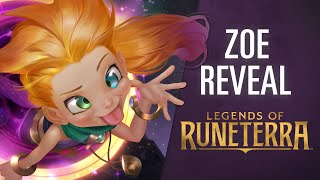 Zoe Reveal  New Champion  Legends of Runeterra [upl. by Guillermo661]