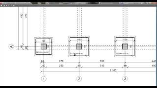 PLAN DE COFFRAGE ET FERRAILLAGE FONDATION [upl. by Basham214]