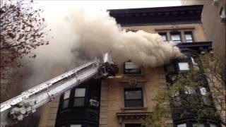 FDNY RESPONSE amp ON SCENE OF A quotALL HANDSquot FIRE ON WEST 82ND STREET ON THE WEST SIDE OF MANHATTAN [upl. by Assirrac743]