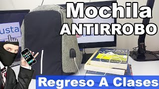 Futurista Mochila Antirrobo Para Regreso A Clases 2017 al 2018 [upl. by Luz]