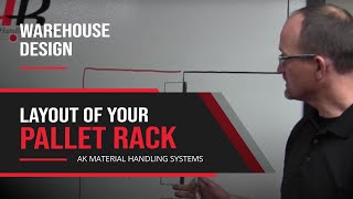 Layout of Your Pallet Rack  Warehouse Design [upl. by Ewnihc]