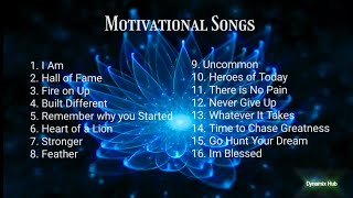 Motivational Songs w Lyrics for GymWorkout [upl. by Onavlis]