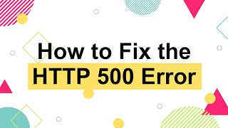 How to Fix the HTTP 500 Internal Server Error in WordPress [upl. by Ynolem543]