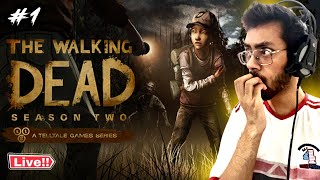 Clementine is Alone 🥺 The Walking Dead Season 2  Episode 1  Live Hindi 1 [upl. by Aniarrol]