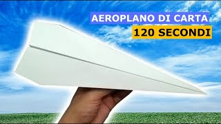 Aeroplano di Carta Istruzioni  Super Facile  Come Fare un Aerei di Carta [upl. by Alegnaoj736]