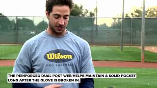 Game Glove Ryan Brauns Wilson A2000 [upl. by Akirrehs]