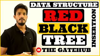 Red Black Tree Insertion  RB Tree Insertion Algorithm  Data Structure [upl. by Aruasi]