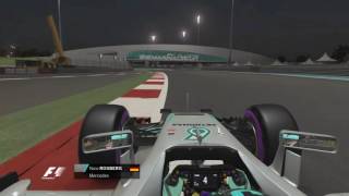 F1 2016 Rosberg Onboard Abu Dhabi [upl. by Aisylla19]