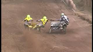 Sidecar motocross racing World championship Lacapelle Marival 1999 [upl. by Aennyl]