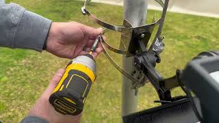 Solar LED Flagpole Light from LumeGen Review Video by Shelly [upl. by Magna278]