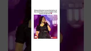 Shreya ghoshals live performance❤️ live shreyaghoshal songhindisongviralshorts [upl. by Nniuqal]