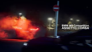 BMW M8 Competition  Assetto Corsa Cinematic [upl. by Elleuqram]