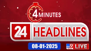 4 Minutes 24 Headlines LIVE  Top News  08012025  TV9 USA [upl. by Eerb322]