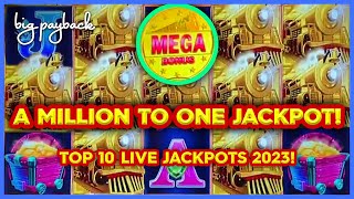 EPIC amp MASSIVE Top 10 MOST EXCITING LIVE Slot Jackpots 2023 🔴 [upl. by Koser]