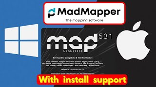 How to install MadMapper 5 Video Mapping amp Projections on Windows amp Apple Mac OS Complete Tutorial [upl. by Aduh207]