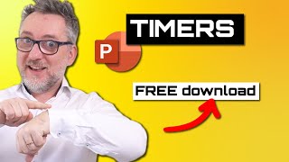 How To Create A Countdown TIMER In Powerpoint  FREE template download [upl. by Isac]