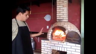 Como usar forno de pizza à lenha [upl. by Evadnee]