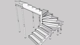 MOLDE ESCALERA [upl. by Yelekreb453]