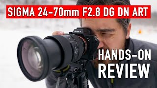 Sigma 2470mm F28 DG DN Art Handson Review [upl. by Enitsuga738]