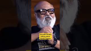 Saurabh Shukla talking about RANBIR Kapoor ranbirkapoor bollywood [upl. by Annawot]