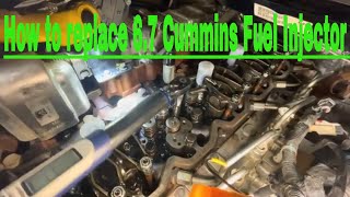 How to replace Fuel Injectors On A RAM 67 Cummins [upl. by Michelle512]