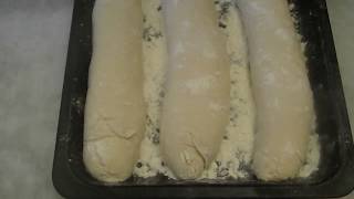 Baguette backen wie in Frankreich 1 Rezept Выпекать багет как во Франции 1 рецепт [upl. by Itnava825]