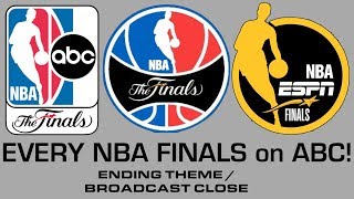 Evolution of the epic quotNBA Finals on ABCquot endingclosing theme EVERY YEAR 2003–2019 [upl. by Mirilla]